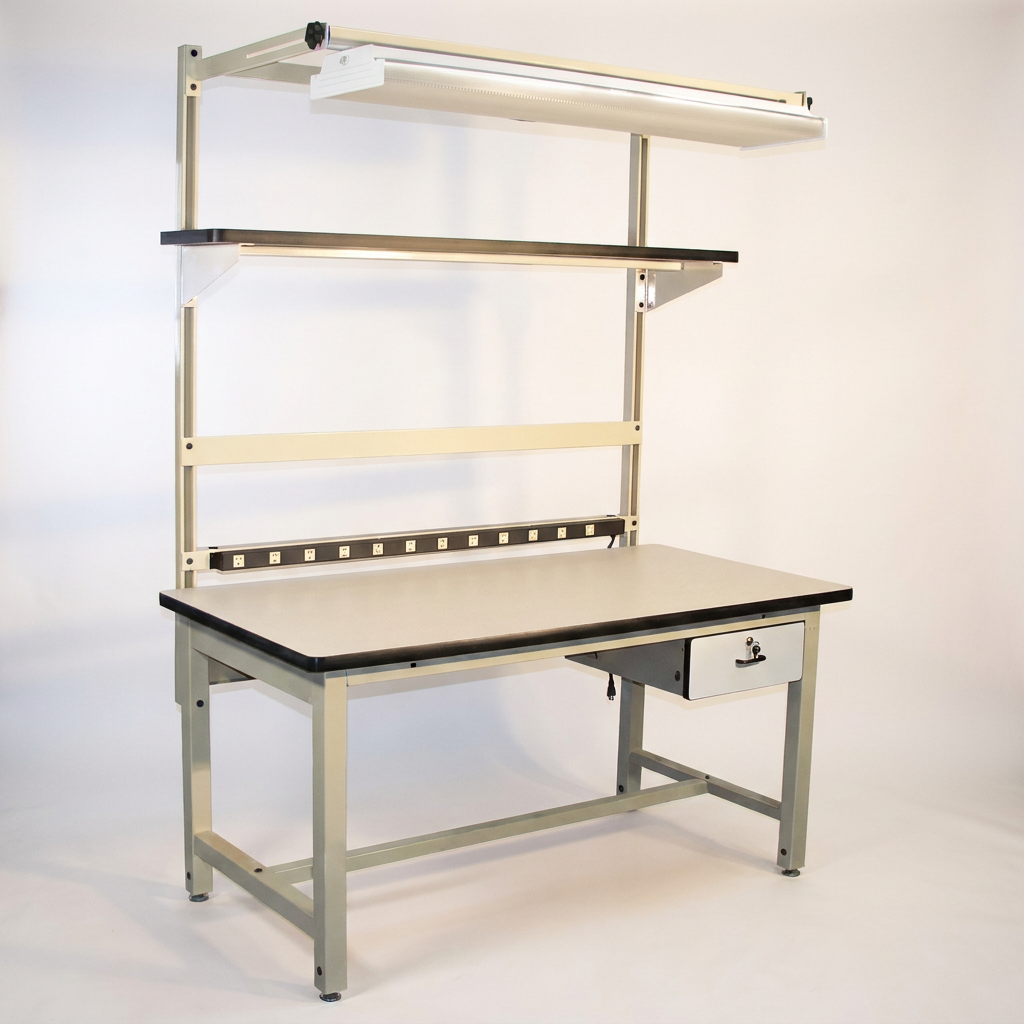 60 In. W X 30 In. D Laminate Top Workbench — Studio Shot